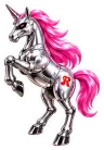 Chrome unicorn rearing